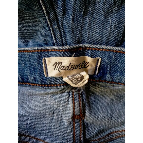 Madewell The Perfect Jean Short Medium Wash Size 32 - Picture 5 of 7